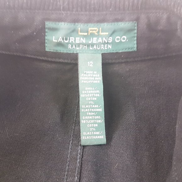 RALPH LAUREN LRL Jacket size 12 black - Picture 6 of 15